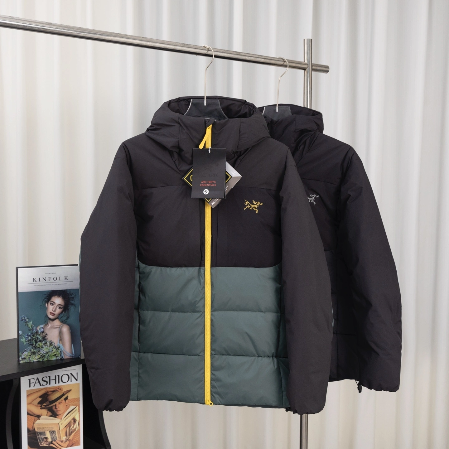 wg.luxury-- 1r3t5ryx Down jacket white goose down 2colour item: E-F431J2023-2